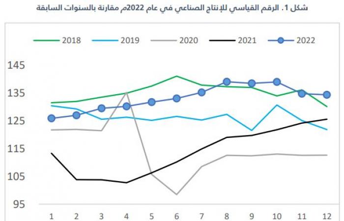 20 شهراً بالنطاق الإيجابي.. مؤشر الإنتاج الصناعي بالسعودية يرتفع 7.3% في ديسمبر