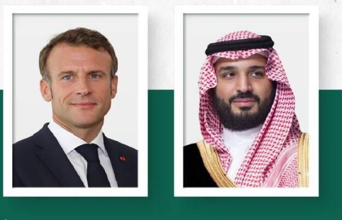 ولي العهد السعودي يتلقى اتصالا هاتفيا من رئيس فرنسا بحثا خلاله التعاون الثنائي