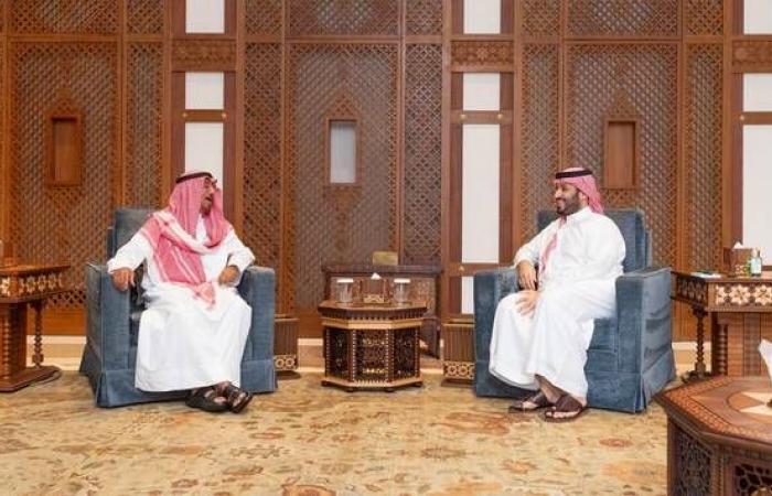 ولي العهد يبحث علاقات التعاون الثنائي مع رئيس الوزراء الكويتي