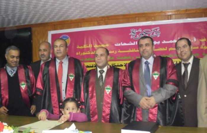 جامعة طنطا تحتفل بحصول وكيل نادى قضاه الاسكندرية على دكتورة فى القانون الدولى