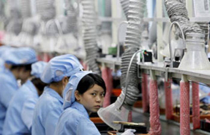 نشاط المصانع فى الصين ينكمش للمرة الأولى فى سبعة أشهر