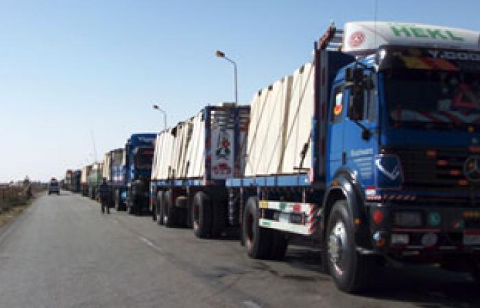 وصول 11 شاحنة زلط لقطاع غزة لاستكمال عمليات الإعمار
