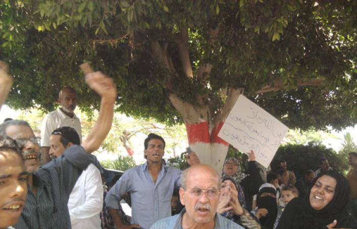 بالصور.. تجدد تظاهرات سكان شقق الخانكة احتجاجاً على قرار طردهم