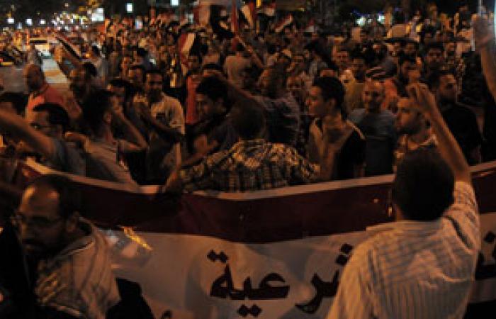 مسيرة حاشدة لأنصار الرئيس المعزول تتجه لمديرية أمن الدقهلية