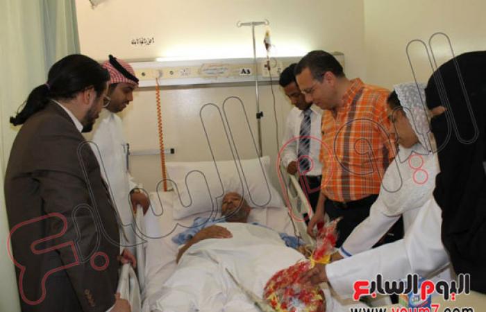 اتحاد المصريين بالسعودية يزور المرضى بالمستشفيات