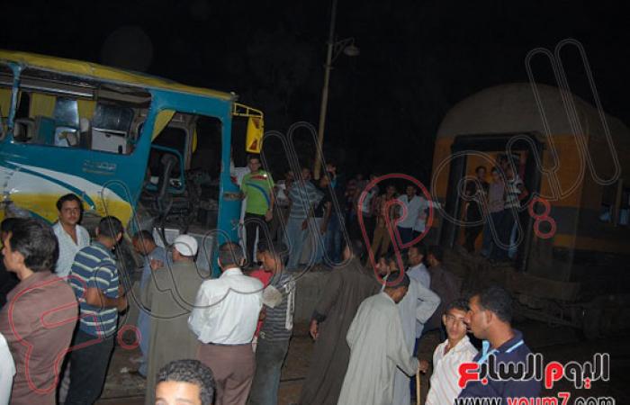 ارتفاع الإصابات فى حادث قطار الغربية إلى 14 بينهم 3 حالات خطيرة