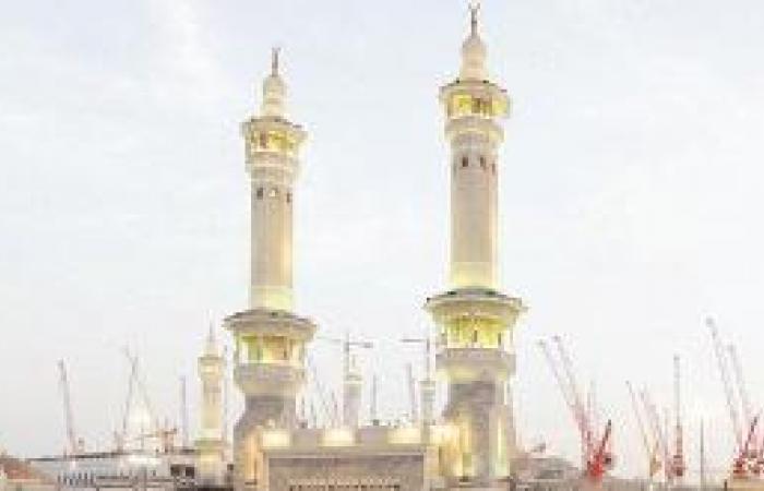 منارتان رئيسيتان و4 جانبية تزيد مآذن المسجد الحرام إلى 13