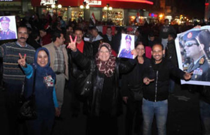 أهالى شبرا الخيمة لـ"السيسى": أنت بأمر الشعب مطلوب للرئاسة