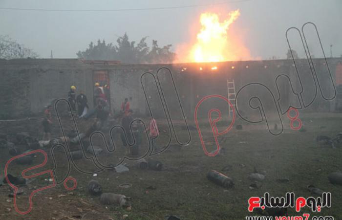 محافظ الجيزة: الحماية المدنية ترفع مخلفات حادث حريق مستودع البراجيل