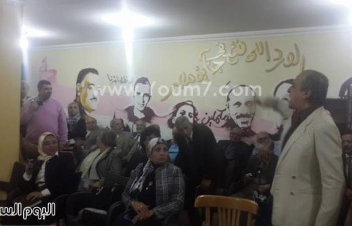 بالصور.. حزب التجمع بالإسكندرية يقيم حفل تأبين للراحلة نازك عباس