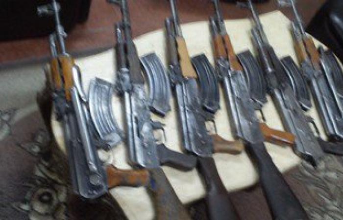 ضبط 15 قطعة سلاح نارى بدون ترخيص بحوزة متهمين بالمنيا