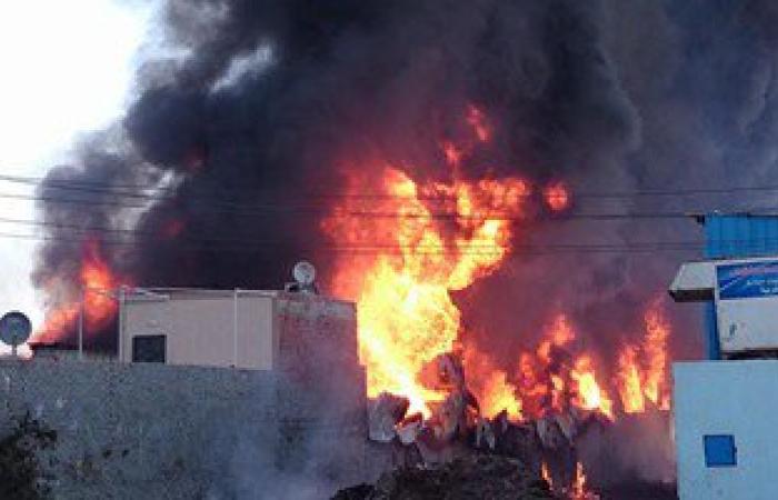 استخراج 3 جثث متفحمة من حريق مصنع البويات بأكتوبر