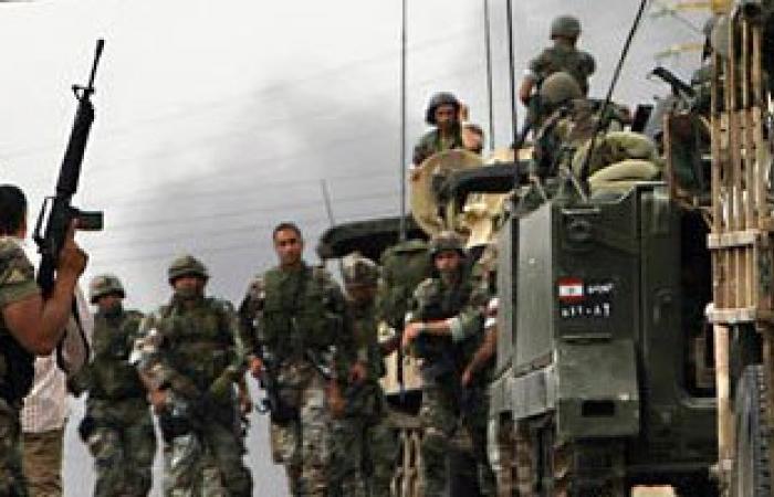 الجيش اللبنانى يوقف 63 سوريا لتجولهم بطريقة غير مشروعة فى البلاد