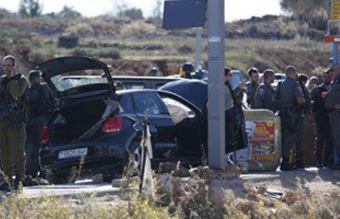 بالصور.. إصابة 3 اسرائيليين فى هجوم بسيارة فى الضفة الغربية
