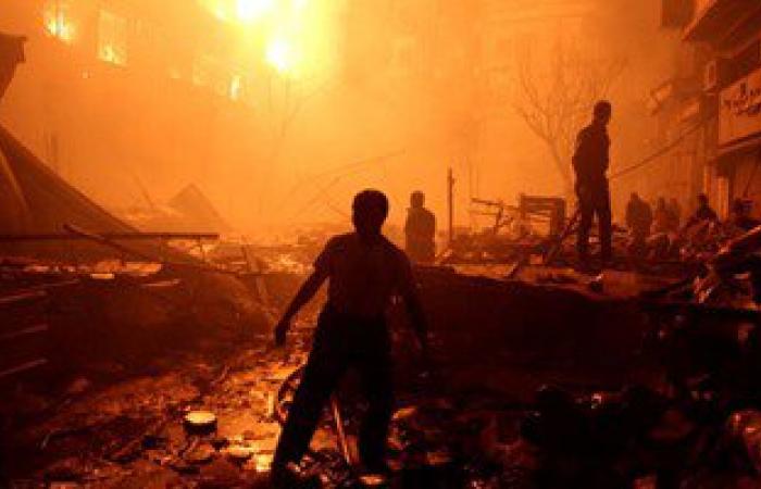 الصحة: 60 مصابا بحريق الرويعى فى العتبة.. ولا وفيات