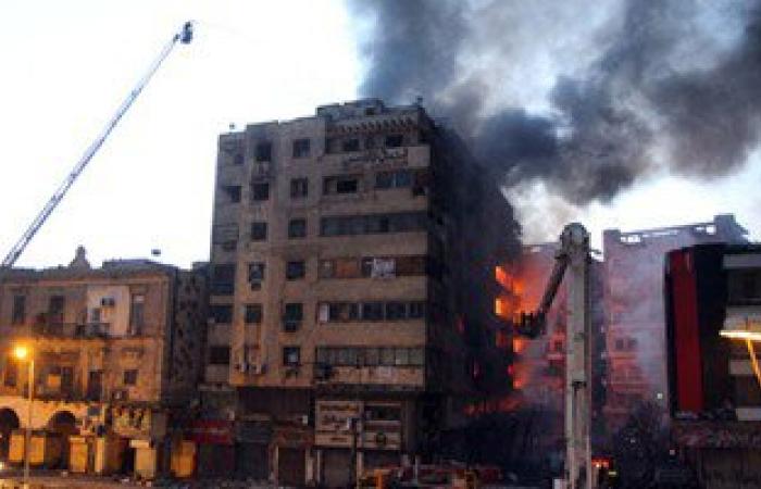 "اليوم السابع" يرصد حريق العتبة فى 10 صور.. وخسائر هائلة