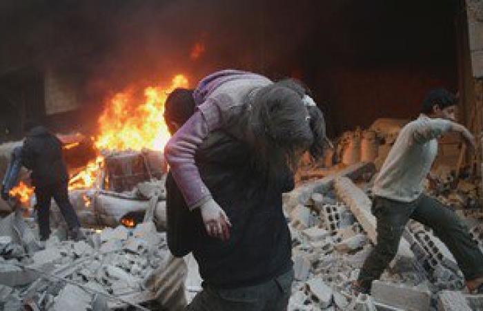 مقتل 18 مدنيا وإصابة 120 فى قصف للمعارضة السورية على مناطق النظام بحلب