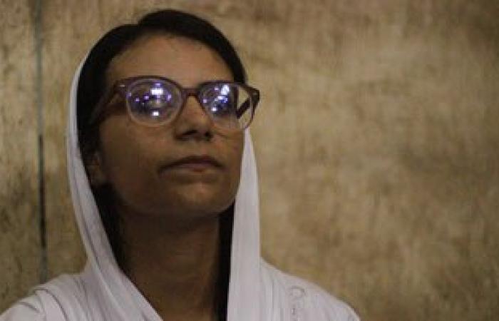 حضور الناشطة ماهينور المصرى جلسة محاكمة متهمى "اغتيال النائب العام"