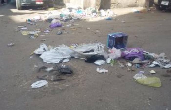 بالصور.. سكان ميدان سرور بدمياط يشتكون من تراكمات القمامة