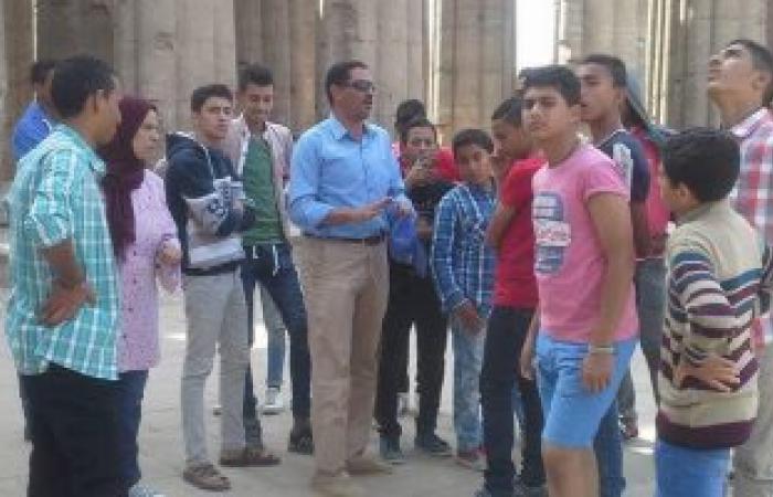 زيارة طلاب وطالبات جنوب سيناء لمعابد الأقصر