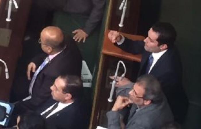 بالصور.. النائب أحمد الطنطاوى يدخل جلسة البرلمان بعد طرده بصحبة الوكيلين
