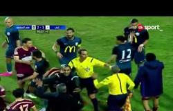 مشادات ومشاحنات بين لاعبي فريقي إنبي ومصر للمقاصة داخل الملعب أثناء المباراة بينهم