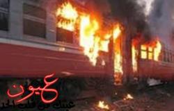 اشتعال النيران بقطار القاهرة أسوان اليوم وإيقافه بإحدى المحطات والدفع بعدد من سيارات الإطفاء والإسعاف
