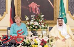 بالصور.. ميركل تحرج الملك سلمان أثناء وجودها في الرياض
