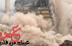 بالفيديو || تفجير برج سكني على النيل مكون من "11" طابق بمدينة بنها