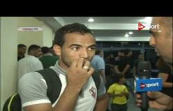 ستاد مصر - لقاء مع حسني فتحي لاعب الزمالك عقب الفوزعلى أسوان بالجولة الـ 31 من الدوري الممتاز