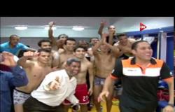 ستاد مصر - احتفالات لاعبي النصر للتعدين بعد الفوز على الشرقية بالجولة الـ 32 من الدوري الممتاز