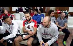 ملاعب ONsport - زيارة خالد عبد العزيز وزير الشباب والرياضة لمنتخب كرة اليد