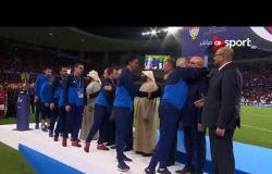 مراسم تسليم ميداليات مباراة السوبر المصري 2018