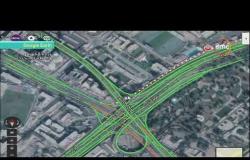8 الصبح - رصد الحالة المرورية بشوارع العاصمة من خلال " google earth "