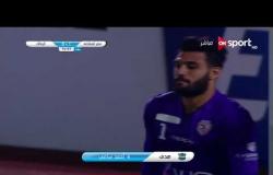 الهدف الأول لفريق مصر للمقاصة يحرزه أحمد سامى فى مرمى الزمالك فى الدقيقة 93 من زمن المباراة