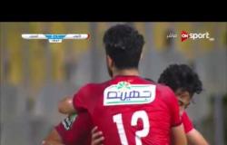 الهدف الأول لفريق الأهلي في مرمى المصري عن طريق أحمد حمدي