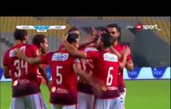 الهدف الثاني لفريق الأهلي في مرمى المصري عن طريق صلاح محسن