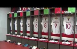 الطريق إلى روسيا - البرتغال غرفة الملابس الخاصة بمنتخب البرتغال قبل ودية تونس