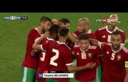 الهدف الثاني لمنتخب المغرب في شباك منتخب سلوفاكيا في الدقيقة 74 عن طريق يونس بلهندة