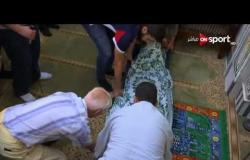 مراسم تشييع جثمان إبراهيم الجوينى نجم الأوليمبى الراحل