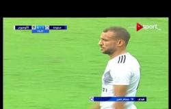 الهدف الأول لفريق سموحة يحرزه حسام حسن فى مرمى الألومنيوم فى الدقيقة 16 من زمن المباراة