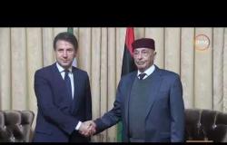 الأخبار - رئيس الوزراء الإيطالي يلتقي حفتر و السراج لبحث الأزمة الليبية
