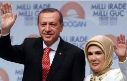 أمينة أردوغان تشكر الملك والملكة على زيارة تركيا