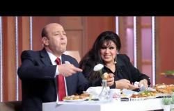كواليس تحدي الأكل بين عمرو أديب وفيفي عبده في #الحكاية