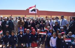 القوات المسلحة تفتتح مدرستين للتعليم الأساسى بمدينة سانت كاترين