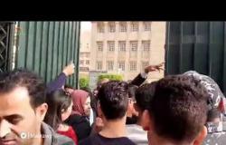 زحام و مشاجرات بين الأمن وطلاب جامعة القاهرة بسبب حفل حماقي