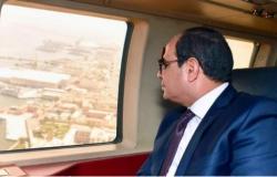 عاجل| السيسي يتفقد مشروعات تطوير ميناء الإسكندرية جوا