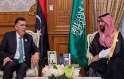 الأمير محمد بن سلمان يلتقي رئيس حكومة الوفاق الليبي بمكة