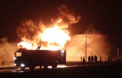 اندلاع حريق في شركة للكبريت شمال العراق