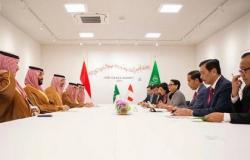 ولي العهد السعودي يبحث تعزيز آفاق التعاون الاستثماري مع إندونيسيا